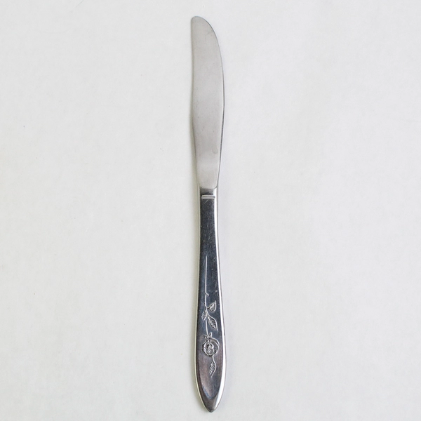 Lot of 4 Oneida Betty Crocker My Rose 8.5" Solid Dinner Knives Stainless