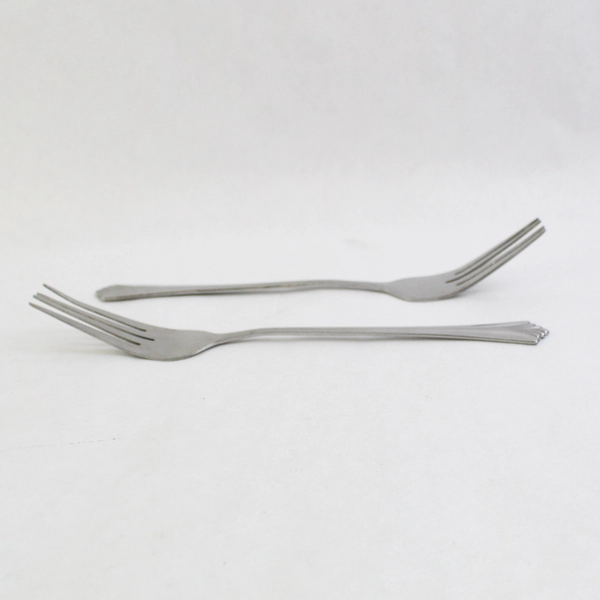 Lot of 2 Stanley Roberts Triumph Dinner Forks 7 5/8" Stainless Steel