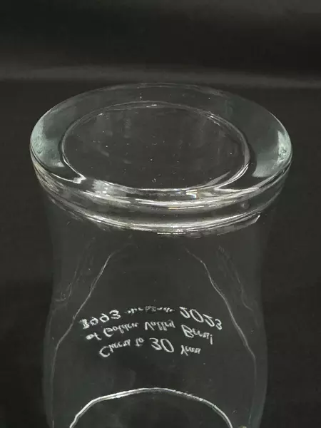 Golden Valley Brewery 30th Anniversary Crystal Beer Glass - Pre-owned