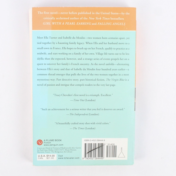 The Virgin Blue by Tracy Chevalier 2003 Paperback A Plume Book