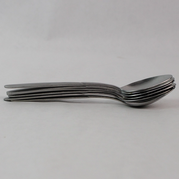 Lot of 6 Cambridge Silver Crescent Teaspoons 6 3/8" Stainless Steel