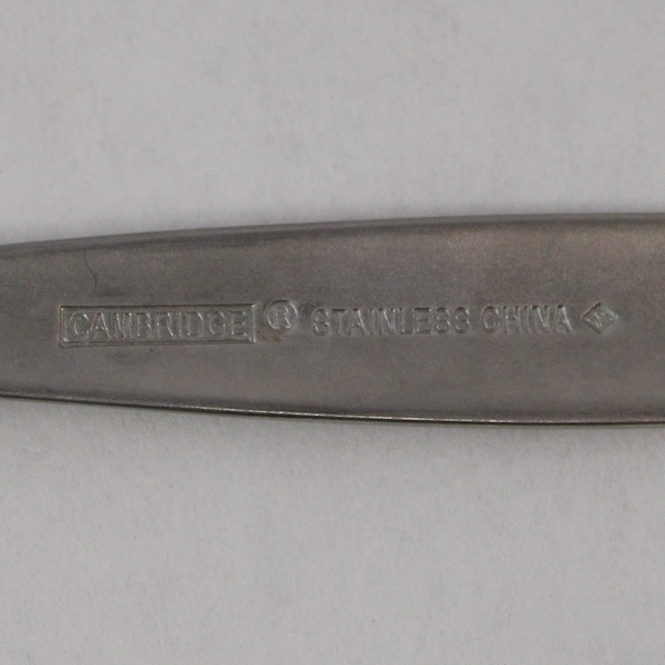 Lot of 6 Cambridge Silver Crescent Teaspoons 6 3/8" Stainless Steel