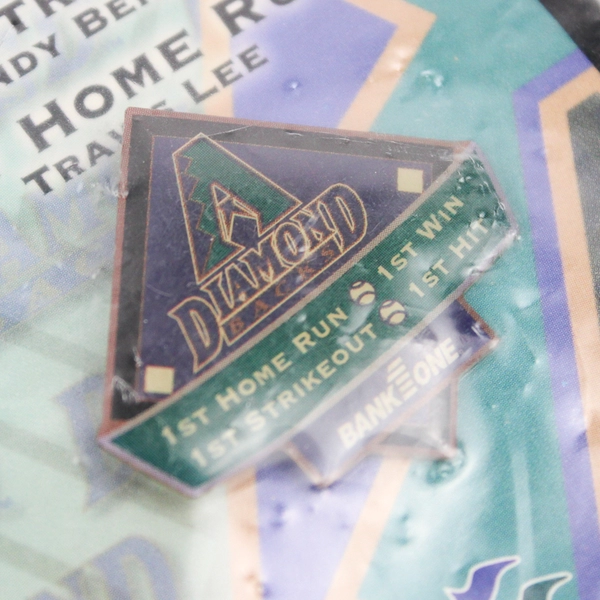 '98 Bank One Ballpark Arizona Diamondbacks vs Colorado Rockies Collector Pin 4/4