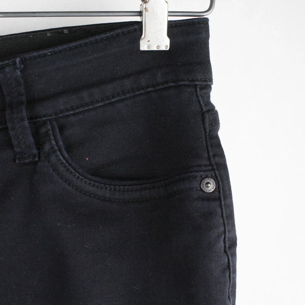 Liz Claiborne Women's Black Mid Rise Jean Dress Pants Size 8 - Good Condition