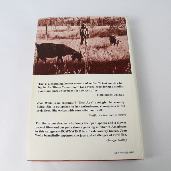 Downwind From Nobody by Joan Wells 1978 Hardcover