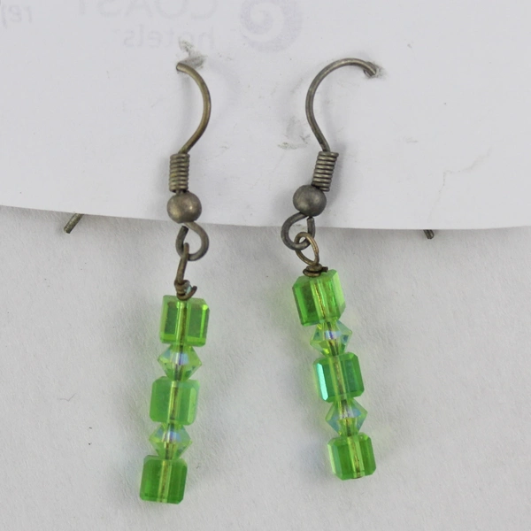 Lot of 3 Green St. Patrick's Day Earrings for Pierced Ears - Shamrock Jewelry