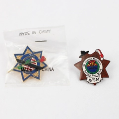 Lot of 2 Police Memorial and Toy Drive Lapel Pins