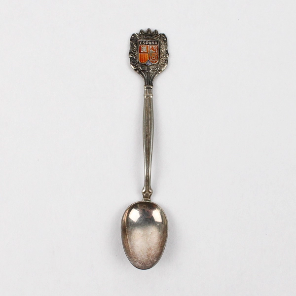 Vintage Spain España 900/000 Coin Silver Souvenir Collector Spoon