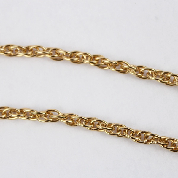 Unmarked Chunky Gold-Tone Starfish Pendant Necklace