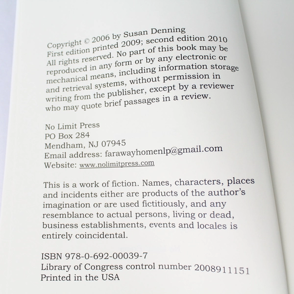 Far Away Home: An Historical Novel of the American West by Susan Denning 2010
