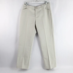 Christopher & Banks Women's Beige Straight Leg Dress Pants Slacks Size 4 