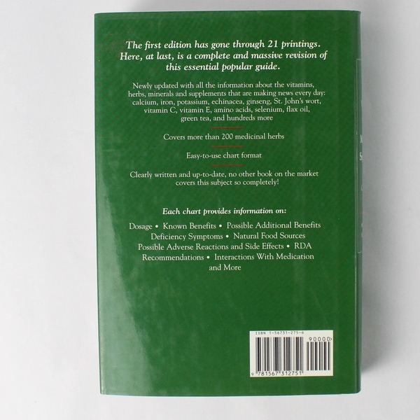 Vitamins, Herbs, Minerals and Supplements by H. Winter Griffith 1998 Hardcover