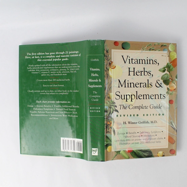Vitamins, Herbs, Minerals and Supplements by H. Winter Griffith 1998 Hardcover