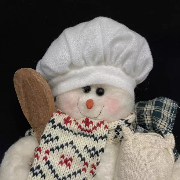 Crazy Mountain Baker 12" Plush Toy with Chef Hat & Spoon - Good Condition