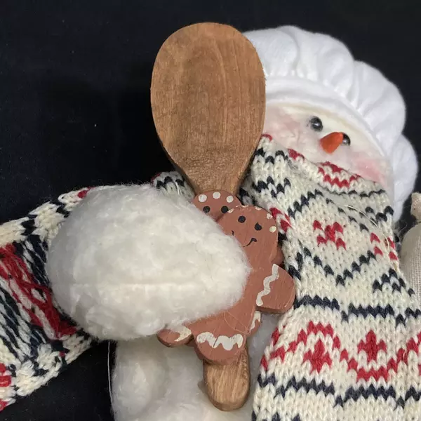 Crazy Mountain Baker 12" Plush Toy with Chef Hat & Spoon - Good Condition