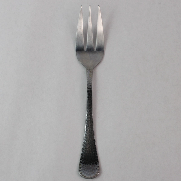 Reed Barton Olde English Hammered Solid Serving Fork 8 5/8" Stainless Steel