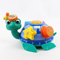 Vintage Baby Einstein Turtle Talking Shape Sorter Toy WORKS