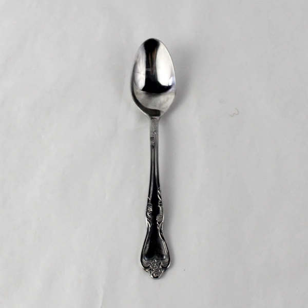 Oneida Stainless Steel Dinner Spoon Art Deco Floral Pattern - Pre-Owned