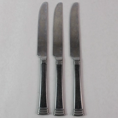 Lot of 3 Reed & Barton Holbrook Stainless Steel Solid Knives 9 5/8"