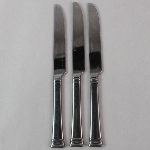 Lot of 3 Reed & Barton Holbrook Stainless Steel Solid Knives 9 5/8"