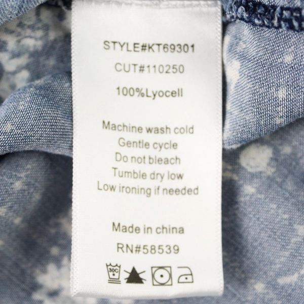 Kut From The Kloth Women's Blue Long Sleeve Floral Button Up XS