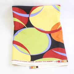 Vintage Braemore Textiles Abstract Geometric Print Fabric 56" x 3+ Yds