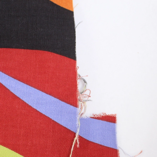 Vintage Braemore Textiles Abstract Geometric Print Fabric 56" x 3+ Yds