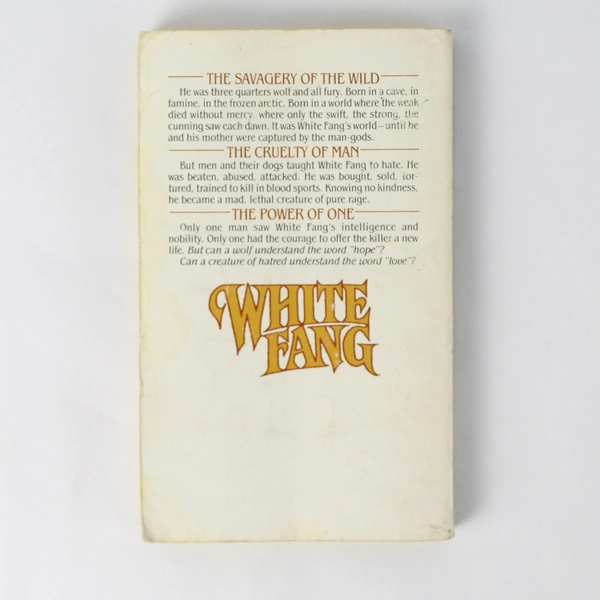 White Fang by Jack London 1988 Tom Doherty Associates Paperback