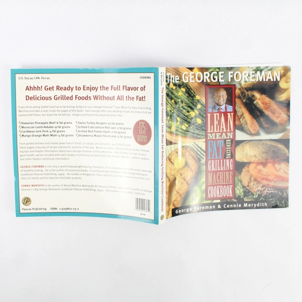 George Foreman Lean Mean Fat Reducing Grilling Machine Cookbook 2000 PB