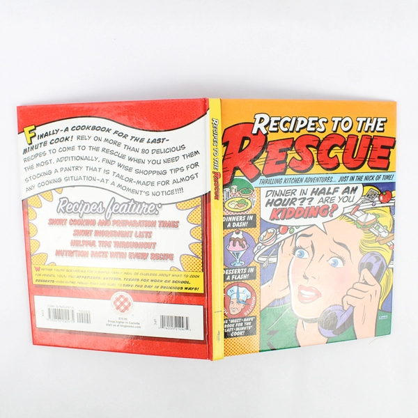 Recipes To The Rescue Graphic Novel Format Illustrator Lou Brooks 2000 HC