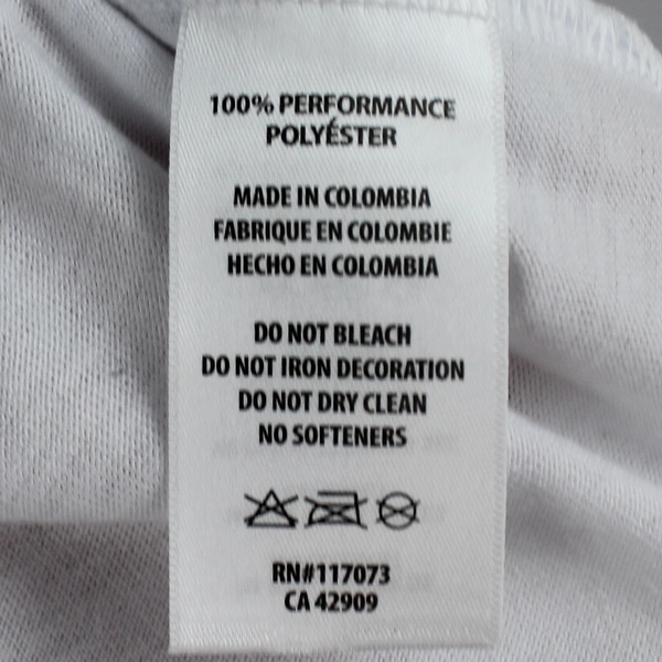 Vapor Apparel Hadley White Graphic Tee Shirt Size M - Pre-Owned, Faint Stains