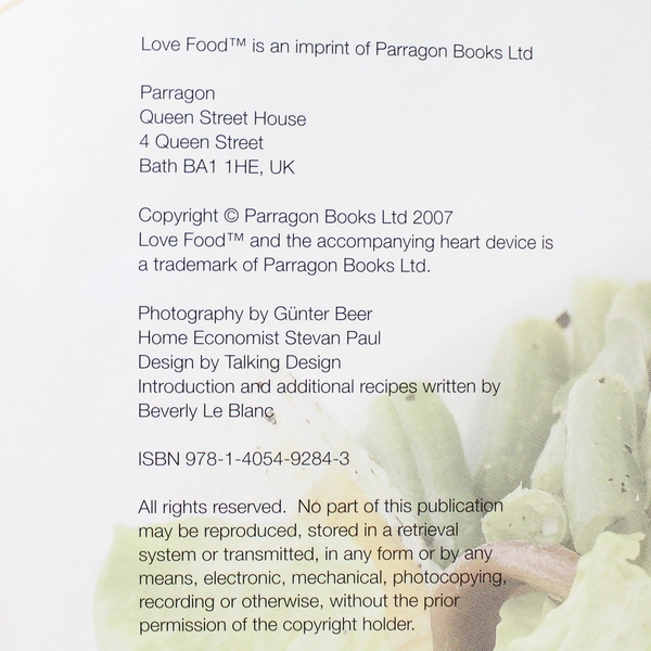 Simple But Perfect Salads Published By Love Food Hardcover 2007