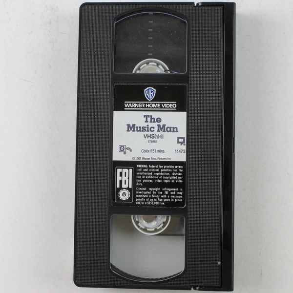 Meredith Willson's The Music Man VHS 1961 Robert Preston Shirley Jones