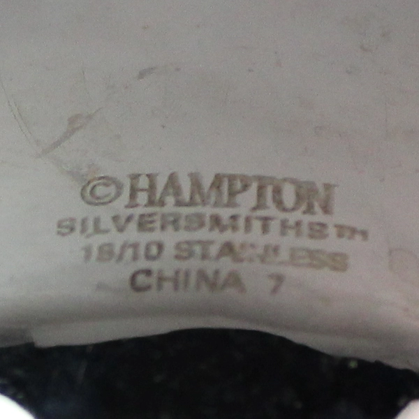 Lot of 6 Hampton Silversmiths Elaine 8" Place Oval Spoon 18/10 Stainless Steel