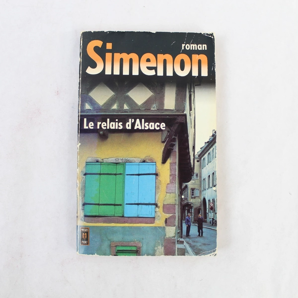Vintage Georges Simenon Le Relais D'Alsace 1977 Paperback Used Collectible
