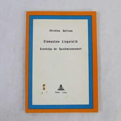 Elementare Linguistik 1980 German Textbook Pre-owned
