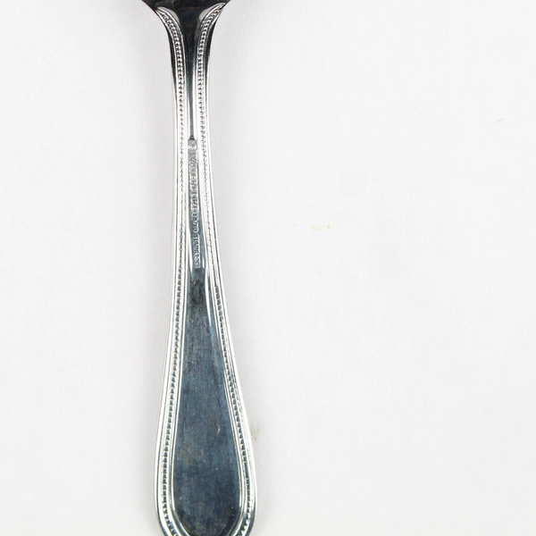 Waterford Brayton Bead 7 1/8" Place Oval Spoon 18/10 Stainless Steel
