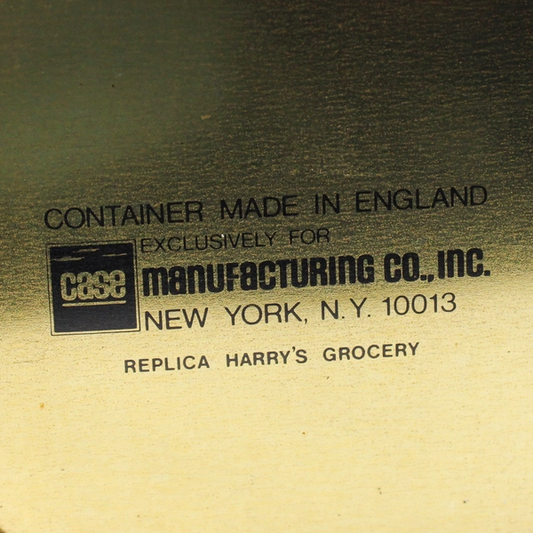 Vintage Replica Harry's Grocery Tin Franklin’s Famous Java Coffee 6" Tall