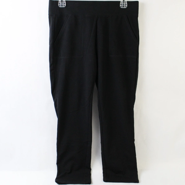 St. John's Bay Women's Black Yoga Pants Size S Activewear Pre-Owned