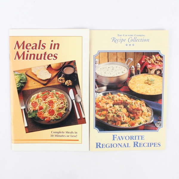 Lot of 2 Reiman Publications Recipe Booklets 1998 and 2001 Paperback