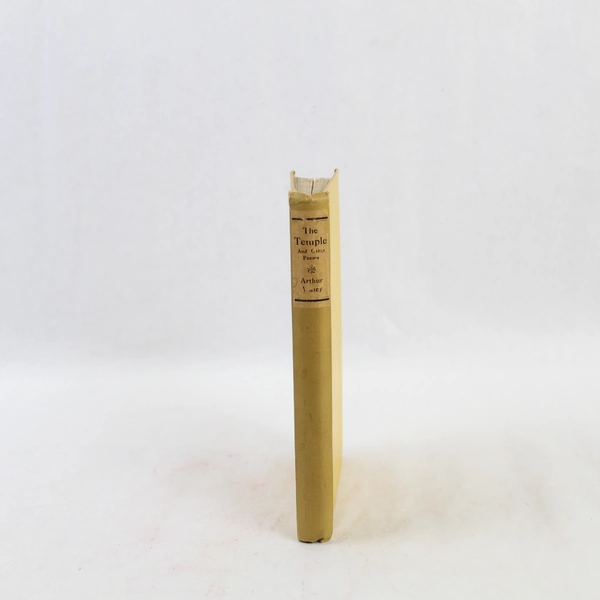 The Temple and Other Poems by Arthur Waley 1923 Hardcover Pre-Owned