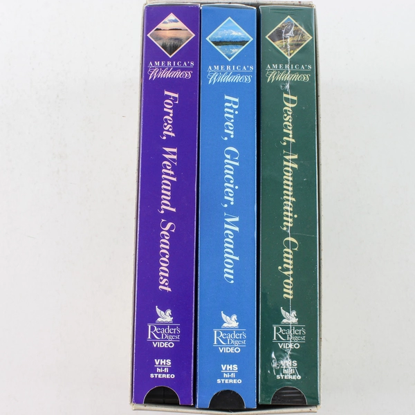 Reader's Digest America's Wilderness 1995 VHS 3-Pack
