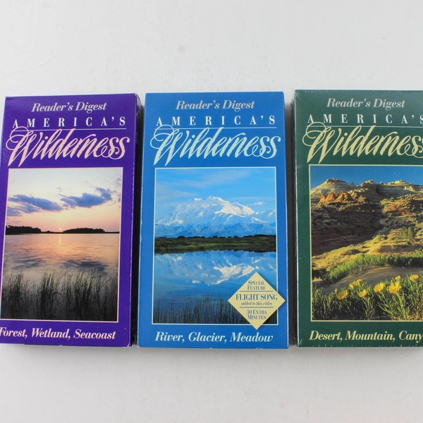 Reader's Digest America's Wilderness 1995 VHS 3-Pack