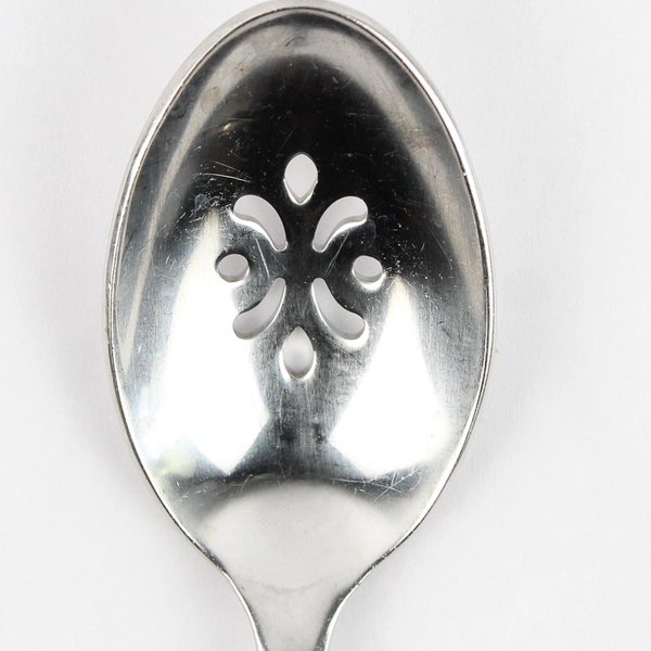Wedgwood Serena 9" Pierced Serving Spoon Tablespoon 18/10 Stainless Steel