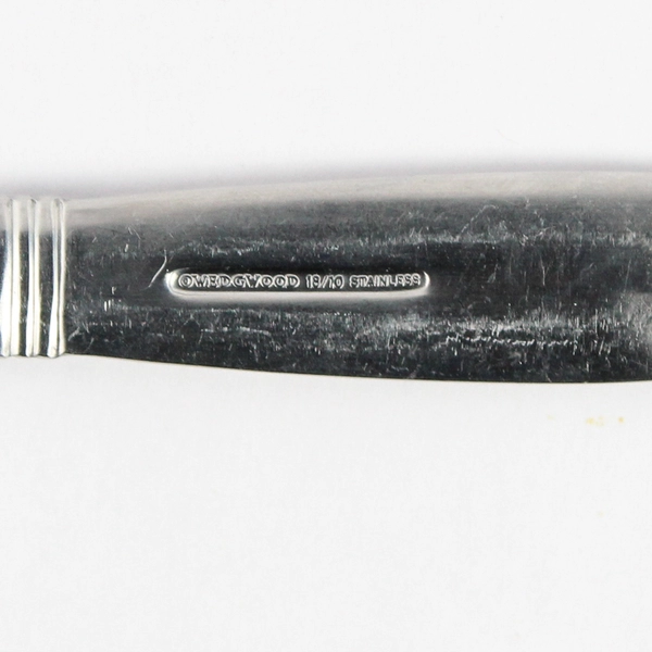 Wedgwood Serena 9" Pierced Serving Spoon Tablespoon 18/10 Stainless Steel