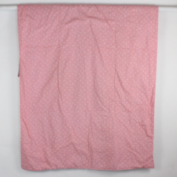 Handmade Blue and Pink Floral Patterned Throw Blanket Quilt 42" x 70"