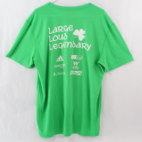 Adidas Women's Shamrock Run 2014 T-Shirt Size 2X Green Polyester Blend