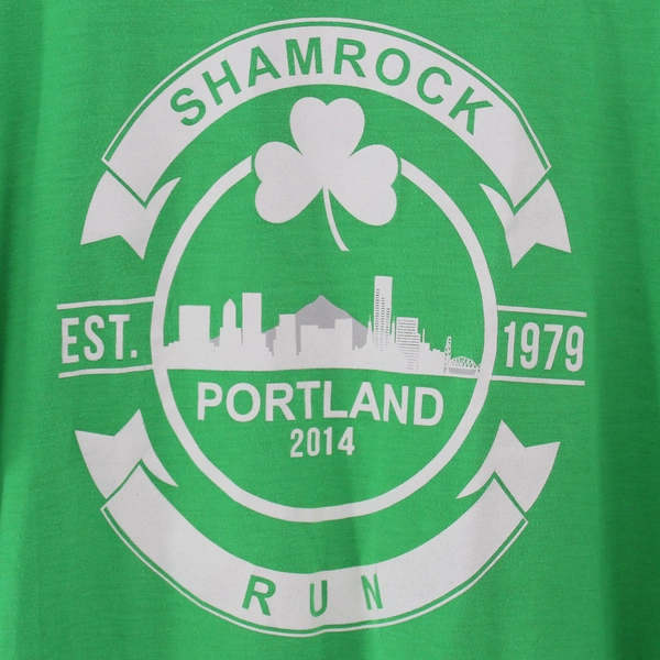 Adidas Women's Shamrock Run 2014 T-Shirt Size 2X Green Polyester Blend