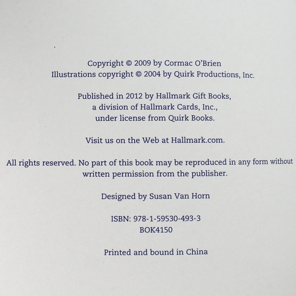 Secret Lives of the US Presidents Book By Cormac O'Brien 2012 Hallmark Paperback