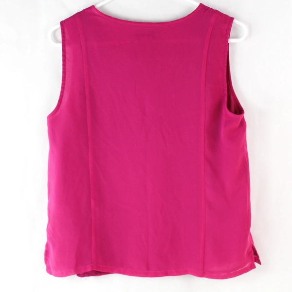 Covington Women's Fuchsia Sleeveless Tank Top Blouse Size S/C - Pre-Owned
